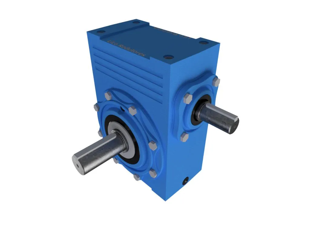 Redutor de Velocidade de Coroa e Rosca Sem Fim